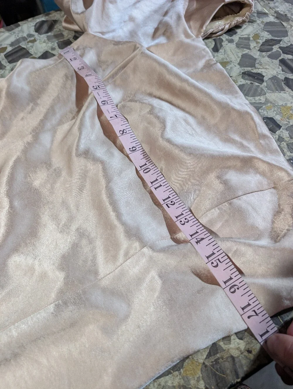Fame And Partners x Free People Champagne Cara‎ One Sleeve Mini Dress Size 12